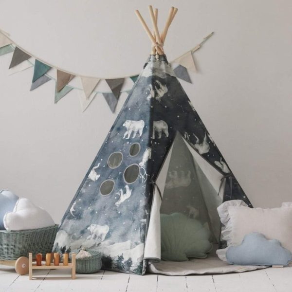 tente tipi ciel nocturne