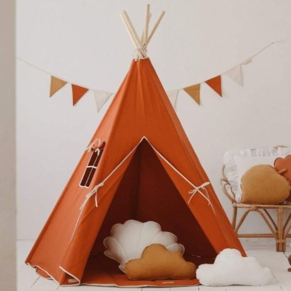 ensemble tipi et tapis enfant renard