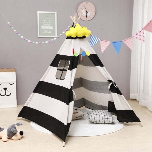 Tente Tipi Garçon Noir et Blanc