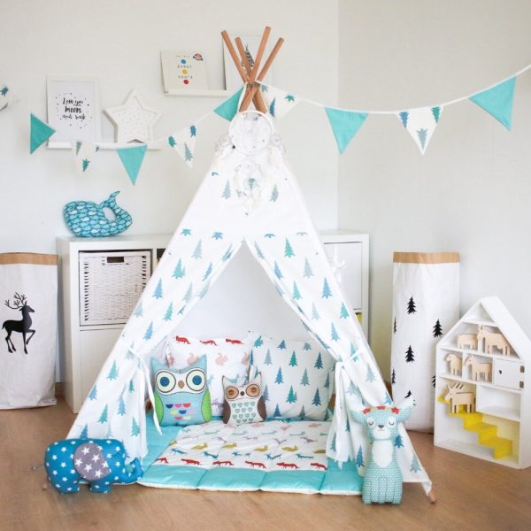 tipi pour bébé garçon en bois
