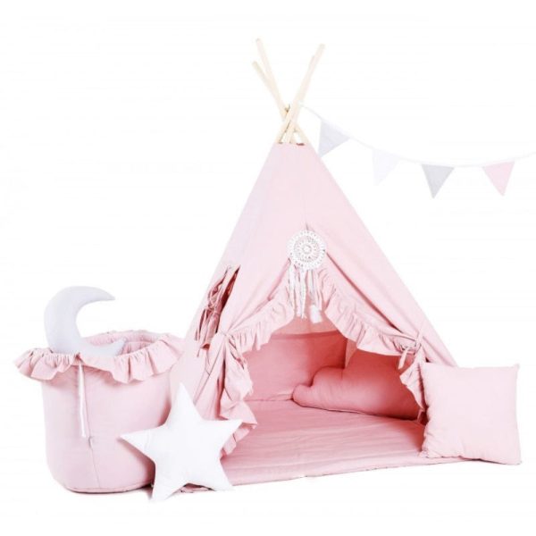 tipi bébé rose princesse