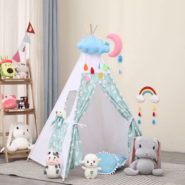 tipi chambre bébé garçon en coton