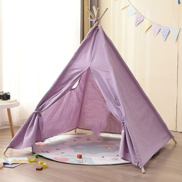 tipi fille tissu violet
