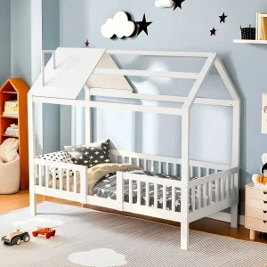 Lit Tipi Enfant Blanc