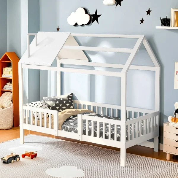 Lit Tipi Enfant Blanc